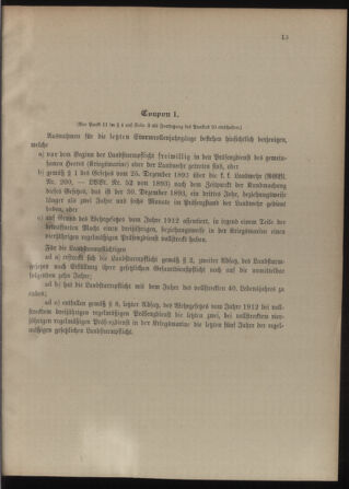 Verordnungsblatt für die Kaiserlich-Königliche Landwehr 19130719 Seite: 19