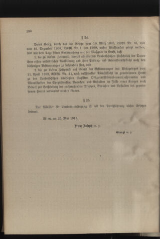 Verordnungsblatt für die Kaiserlich-Königliche Landwehr 19130719 Seite: 62