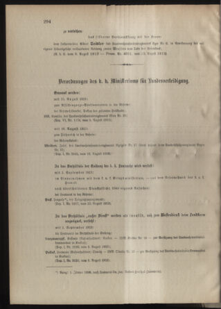 Verordnungsblatt für die Kaiserlich-Königliche Landwehr 19130816 Seite: 2