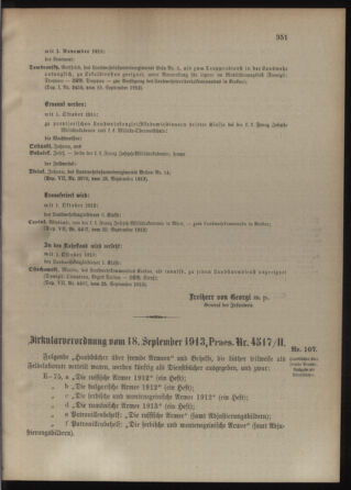 Verordnungsblatt für die Kaiserlich-Königliche Landwehr 19130927 Seite: 5