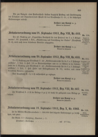 Verordnungsblatt für die Kaiserlich-Königliche Landwehr 19130927 Seite: 7