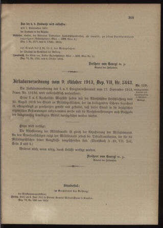 Verordnungsblatt für die Kaiserlich-Königliche Landwehr 19131011 Seite: 5