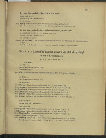 Verordnungsblatt für die Kaiserlich-Königliche Landwehr 19131104 Seite: 27