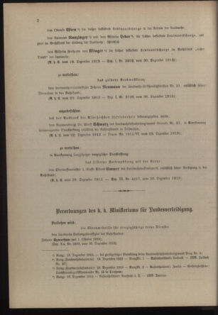 Verordnungsblatt für die Kaiserlich-Königliche Landwehr 19140103 Seite: 2