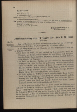 Verordnungsblatt für die Kaiserlich-Königliche Landwehr 19140117 Seite: 6