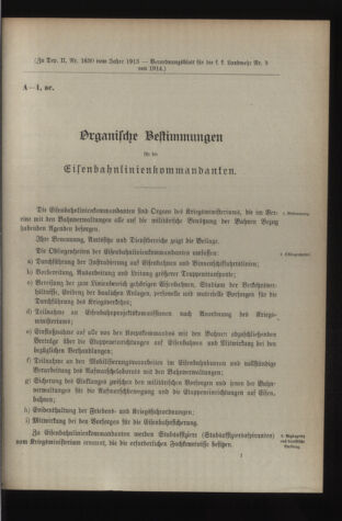 Verordnungsblatt für die Kaiserlich-Königliche Landwehr 19140124 Seite: 51