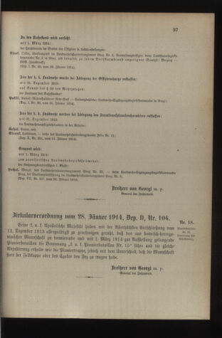 Verordnungsblatt für die Kaiserlich-Königliche Landwehr 19140131 Seite: 5