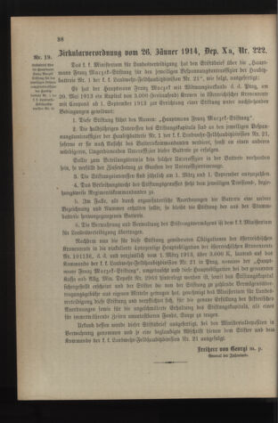 Verordnungsblatt für die Kaiserlich-Königliche Landwehr 19140131 Seite: 6