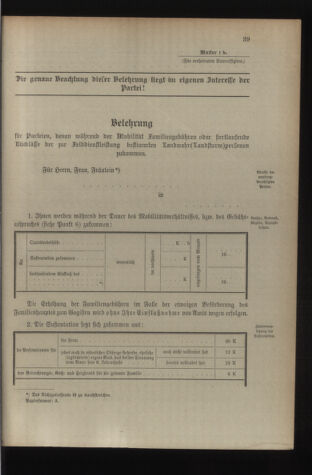 Verordnungsblatt für die Kaiserlich-Königliche Landwehr 19140213 Seite: 45