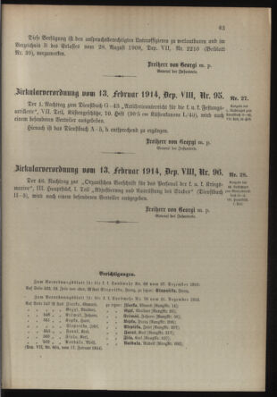 Verordnungsblatt für die Kaiserlich-Königliche Landwehr 19140221 Seite: 7