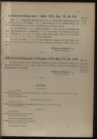 Verordnungsblatt für die Kaiserlich-Königliche Landwehr 19140307 Seite: 9