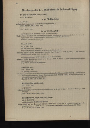 Verordnungsblatt für die Kaiserlich-Königliche Landwehr 19140314 Seite: 2