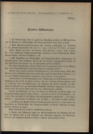 Verordnungsblatt für die Kaiserlich-Königliche Landwehr 19140321 Seite: 15