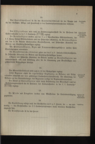 Verordnungsblatt für die Kaiserlich-Königliche Landwehr 19140328 Seite: 11