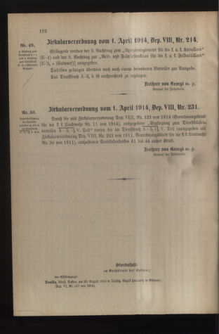 Verordnungsblatt für die Kaiserlich-Königliche Landwehr 19140411 Seite: 4