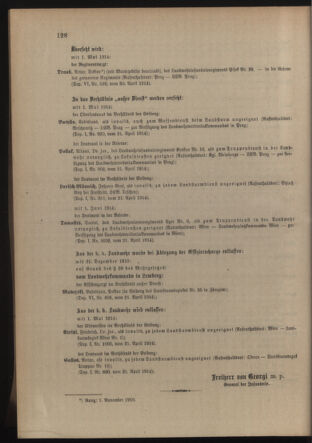 Verordnungsblatt für die Kaiserlich-Königliche Landwehr 19140425 Seite: 12