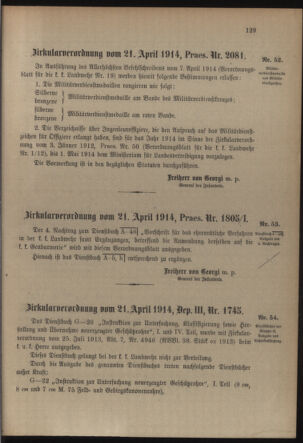 Verordnungsblatt für die Kaiserlich-Königliche Landwehr 19140425 Seite: 13