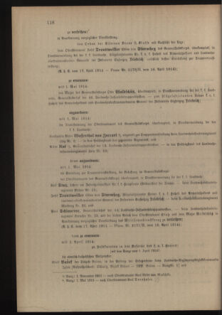 Verordnungsblatt für die Kaiserlich-Königliche Landwehr 19140425 Seite: 2