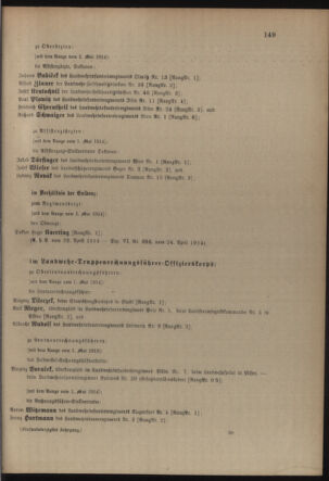 Verordnungsblatt für die Kaiserlich-Königliche Landwehr 19140427 Seite: 17