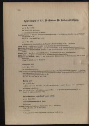 Verordnungsblatt für die Kaiserlich-Königliche Landwehr 19140502 Seite: 2