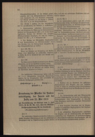 Verordnungsblatt für die Kaiserlich-Königliche Landwehr 19140613 Seite: 20