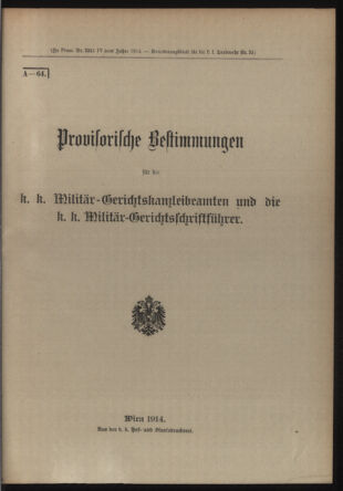 Verordnungsblatt für die Kaiserlich-Königliche Landwehr 19140620 Seite: 55