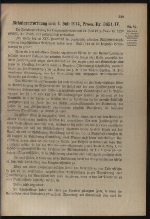 Verordnungsblatt für die Kaiserlich-Königliche Landwehr 19140711 Seite: 5