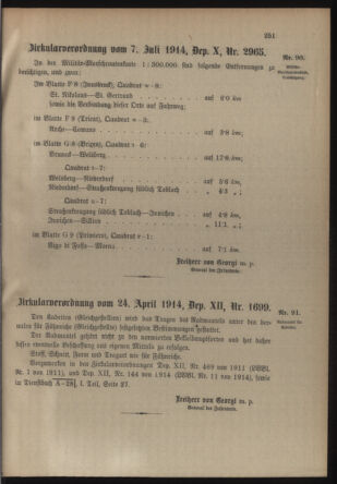 Verordnungsblatt für die Kaiserlich-Königliche Landwehr 19140711 Seite: 7