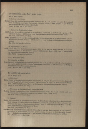 Verordnungsblatt für die Kaiserlich-Königliche Landwehr 19140725 Seite: 5