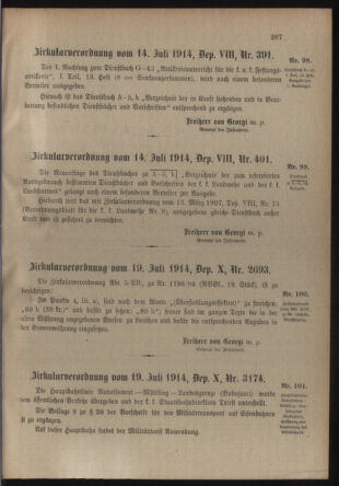 Verordnungsblatt für die Kaiserlich-Königliche Landwehr 19140725 Seite: 7