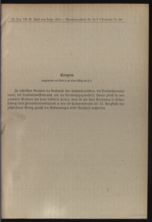 Verordnungsblatt für die Kaiserlich-Königliche Landwehr 19140727 Seite: 9