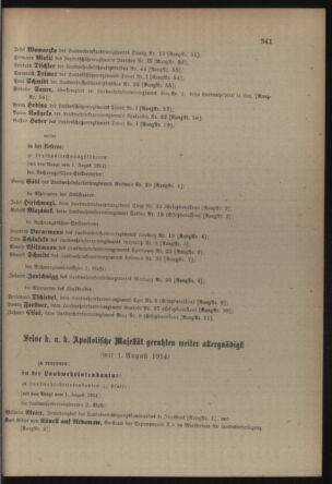 Verordnungsblatt für die Kaiserlich-Königliche Landwehr 19140809 Seite: 29