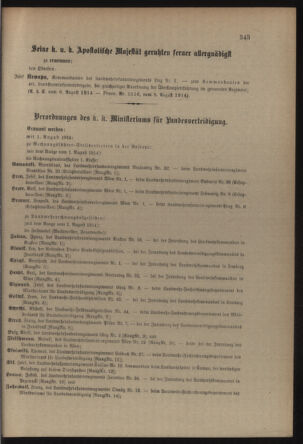 Verordnungsblatt für die Kaiserlich-Königliche Landwehr 19140809 Seite: 31