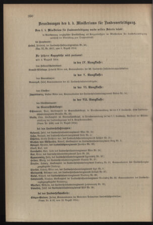 Verordnungsblatt für die Kaiserlich-Königliche Landwehr 19140812 Seite: 4