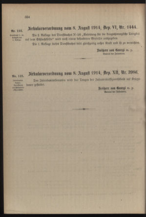 Verordnungsblatt für die Kaiserlich-Königliche Landwehr 19140812 Seite: 8