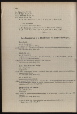 Verordnungsblatt für die Kaiserlich-Königliche Landwehr 19140827 Seite: 6