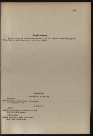 Verordnungsblatt für die Kaiserlich-Königliche Landwehr 19140912 Seite: 11