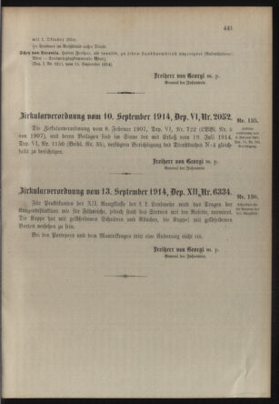 Verordnungsblatt für die Kaiserlich-Königliche Landwehr 19140919 Seite: 11