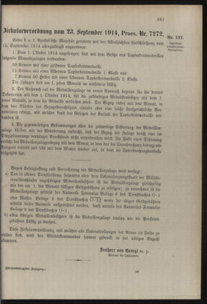 Verordnungsblatt für die Kaiserlich-Königliche Landwehr 19140926 Seite: 13