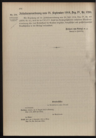 Verordnungsblatt für die Kaiserlich-Königliche Landwehr 19140926 Seite: 14