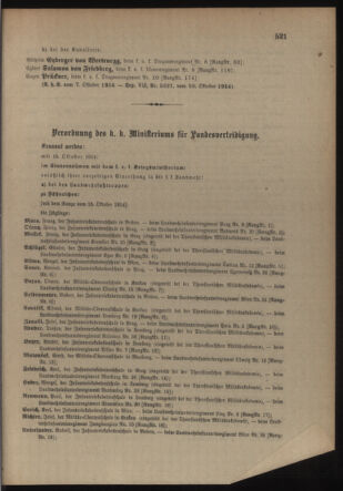 Verordnungsblatt für die Kaiserlich-Königliche Landwehr 19141015 Seite: 3