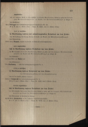 Verordnungsblatt für die Kaiserlich-Königliche Landwehr 19141015 Seite: 9