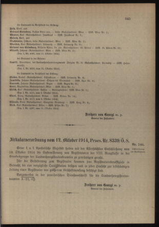 Verordnungsblatt für die Kaiserlich-Königliche Landwehr 19141017 Seite: 11