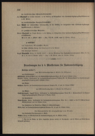 Verordnungsblatt für die Kaiserlich-Königliche Landwehr 19141017 Seite: 2