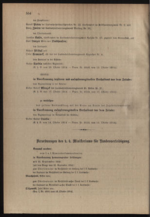 Verordnungsblatt für die Kaiserlich-Königliche Landwehr 19141021 Seite: 6