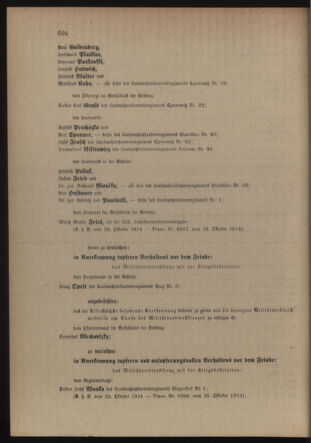 Verordnungsblatt für die Kaiserlich-Königliche Landwehr 19141031 Seite: 16