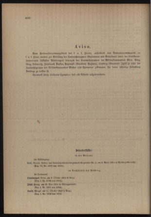 Verordnungsblatt für die Kaiserlich-Königliche Landwehr 19141031 Seite: 8