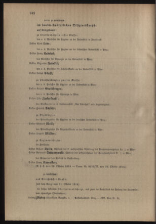 Verordnungsblatt für die Kaiserlich-Königliche Landwehr 19141107 Seite: 2