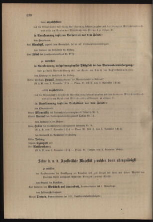 Verordnungsblatt für die Kaiserlich-Königliche Landwehr 19141111 Seite: 6