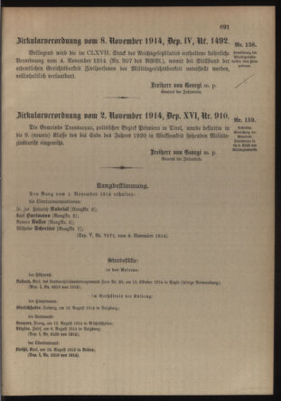 Verordnungsblatt für die Kaiserlich-Königliche Landwehr 19141114 Seite: 15